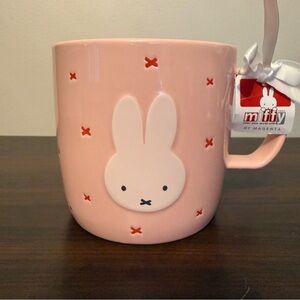Miffy by Magenta Mug Pink, Red & White NWT